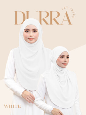 Durra Cey Crepe - White